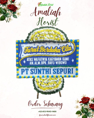 Papan Bunga Duka di Sukabakti